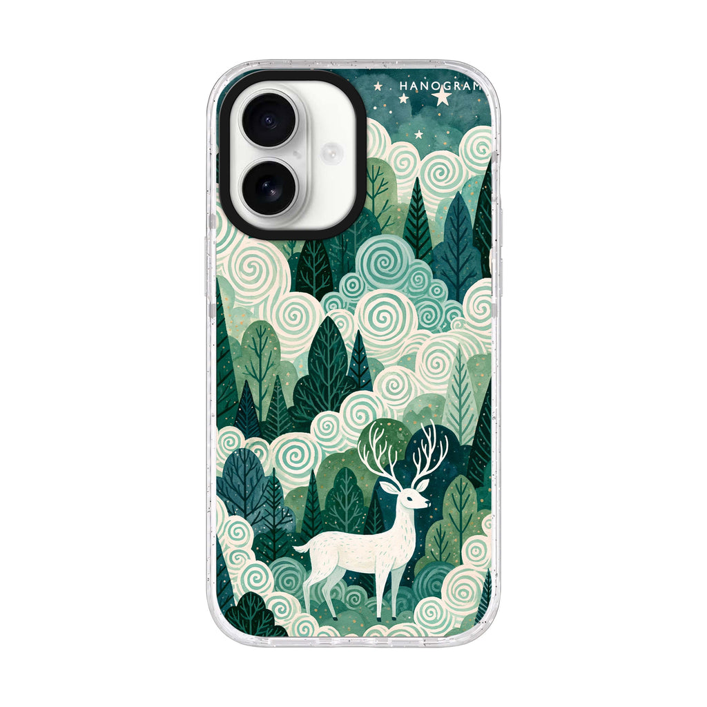 Spiralwood White Stag iPhone 17 Ultra Clear Case - product image 1
