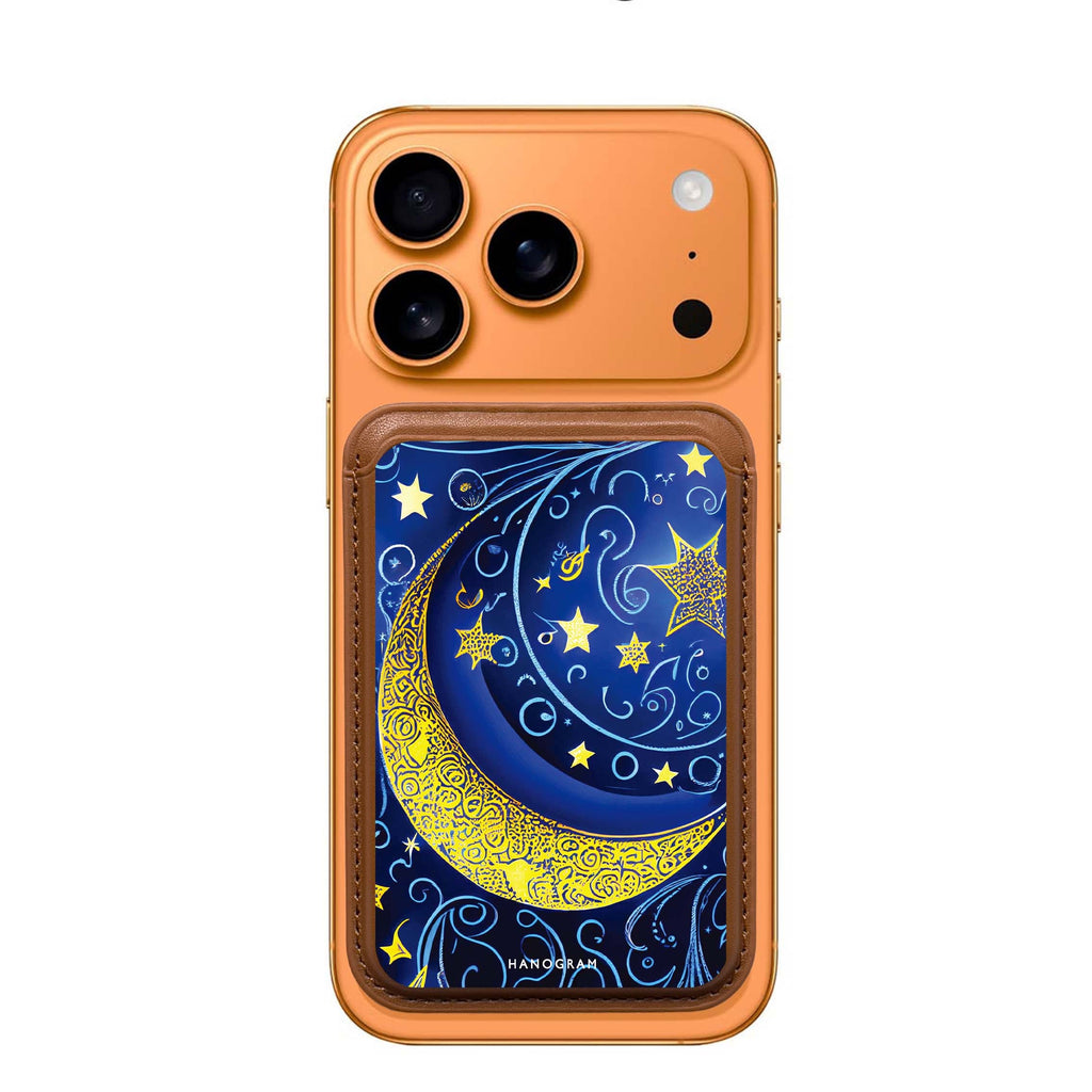 Big Moon MagSafe wallet for iPhone, slim magnetic card holder, main view