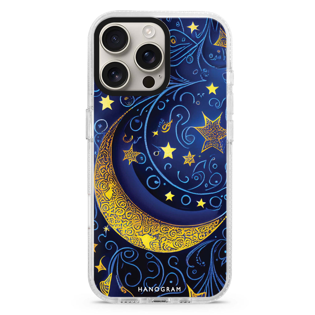 Big Moon MagSafe Compatible iPhone 16 Pro Ultra Clear Case - Personalized and Stylish Protection