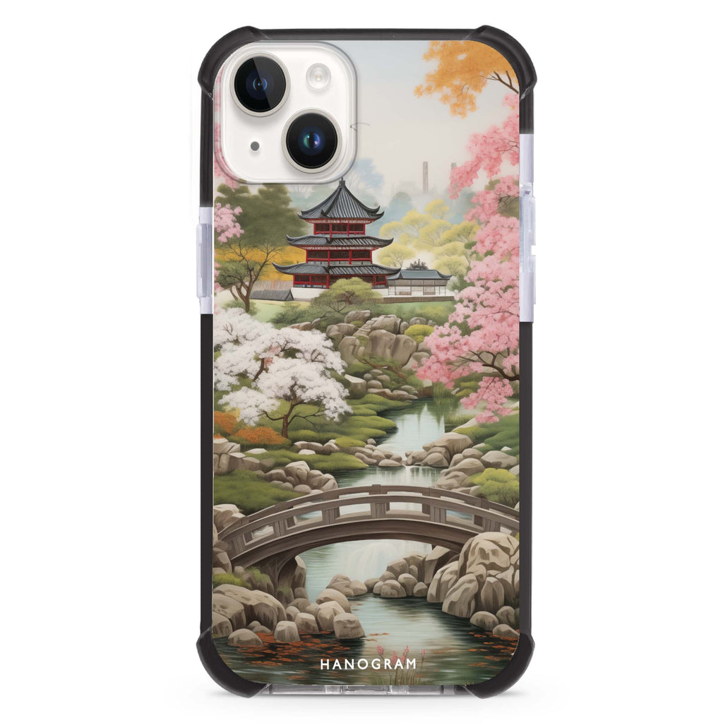 Oriental Blossom iPhone 13 Mini MagSafe Compatible Ultra Shockproof Case