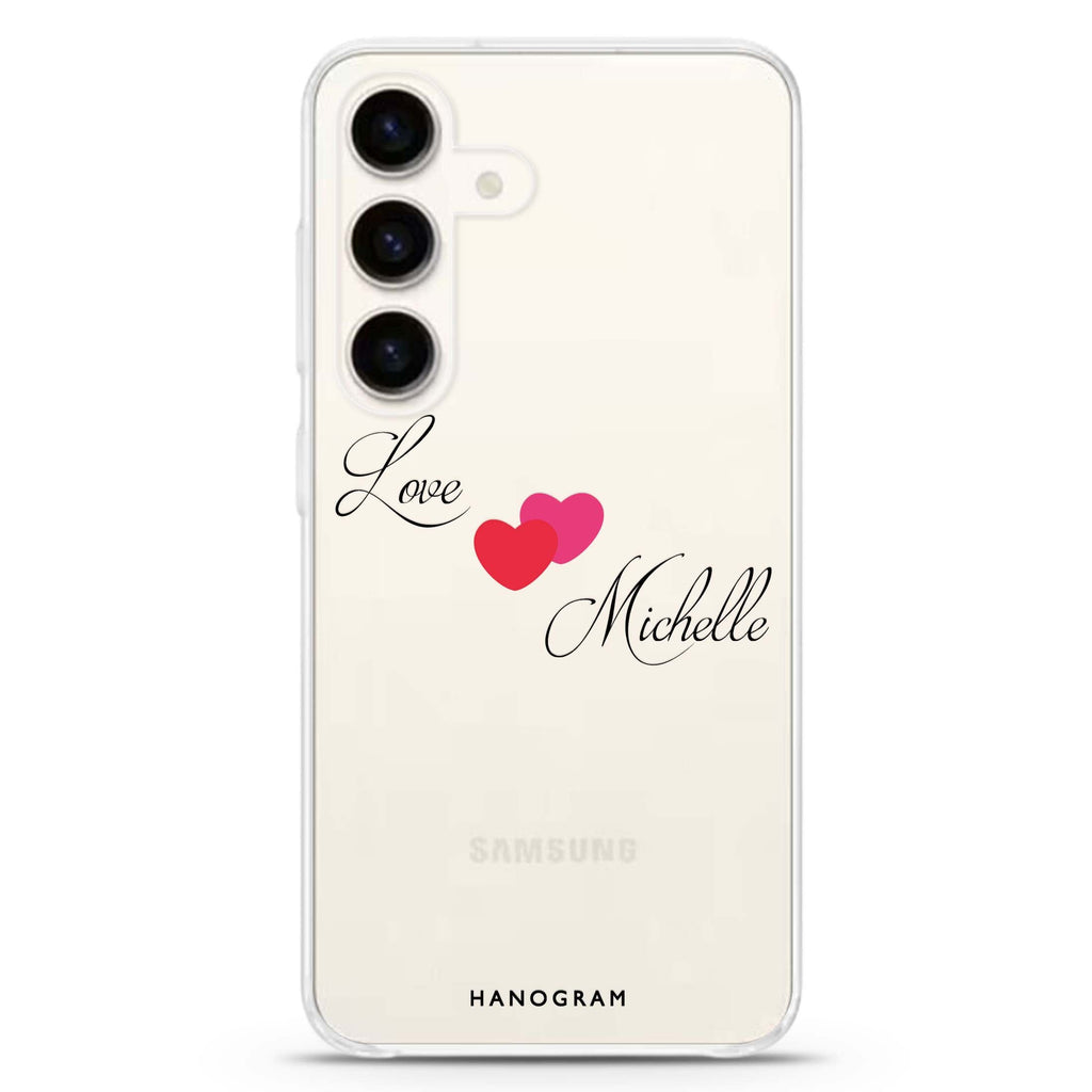 Sweet Heart Samsung Galaxy Ultra Clear Case