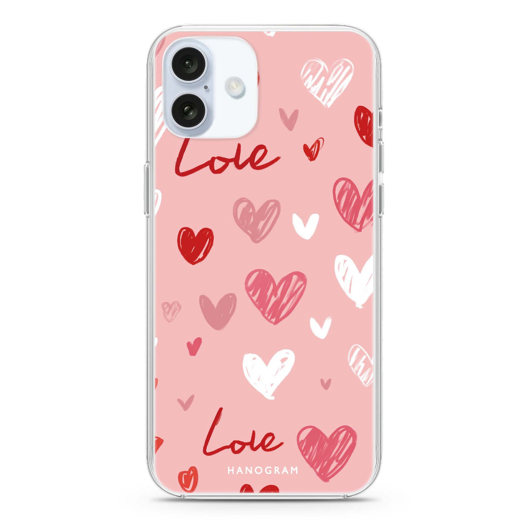 Love Grid MagSafe Compatible Ultra Clear Case