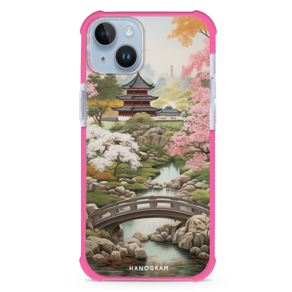 Oriental Blossom iPhone 14 MagSafe Compatible Ultra Shockproof Case
