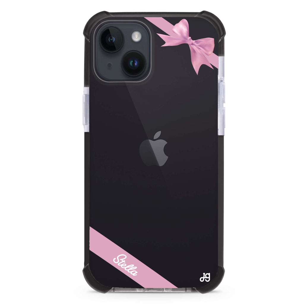 Pink Bow iPhone 15 Plus Ultra Shockproof Case