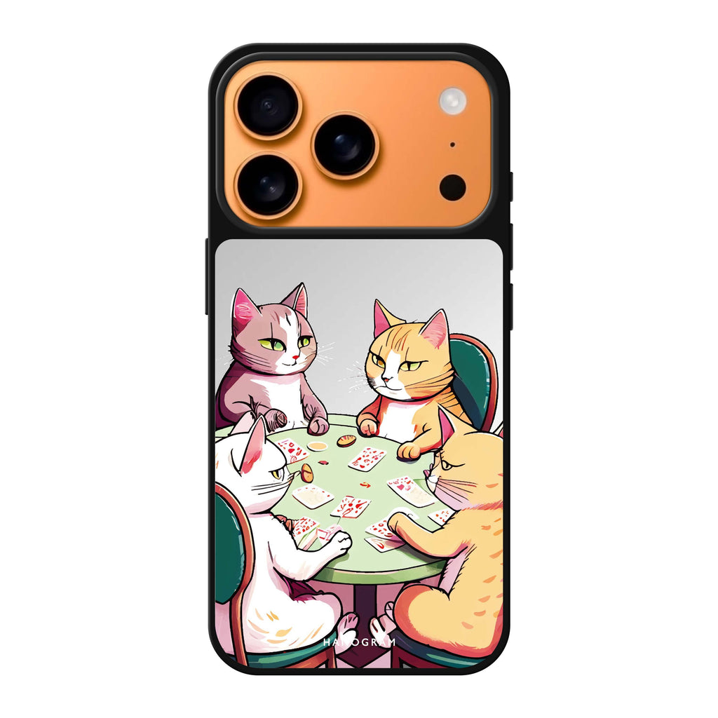 Cats & Game cat animal iPhone 17 Pro Max mirror case