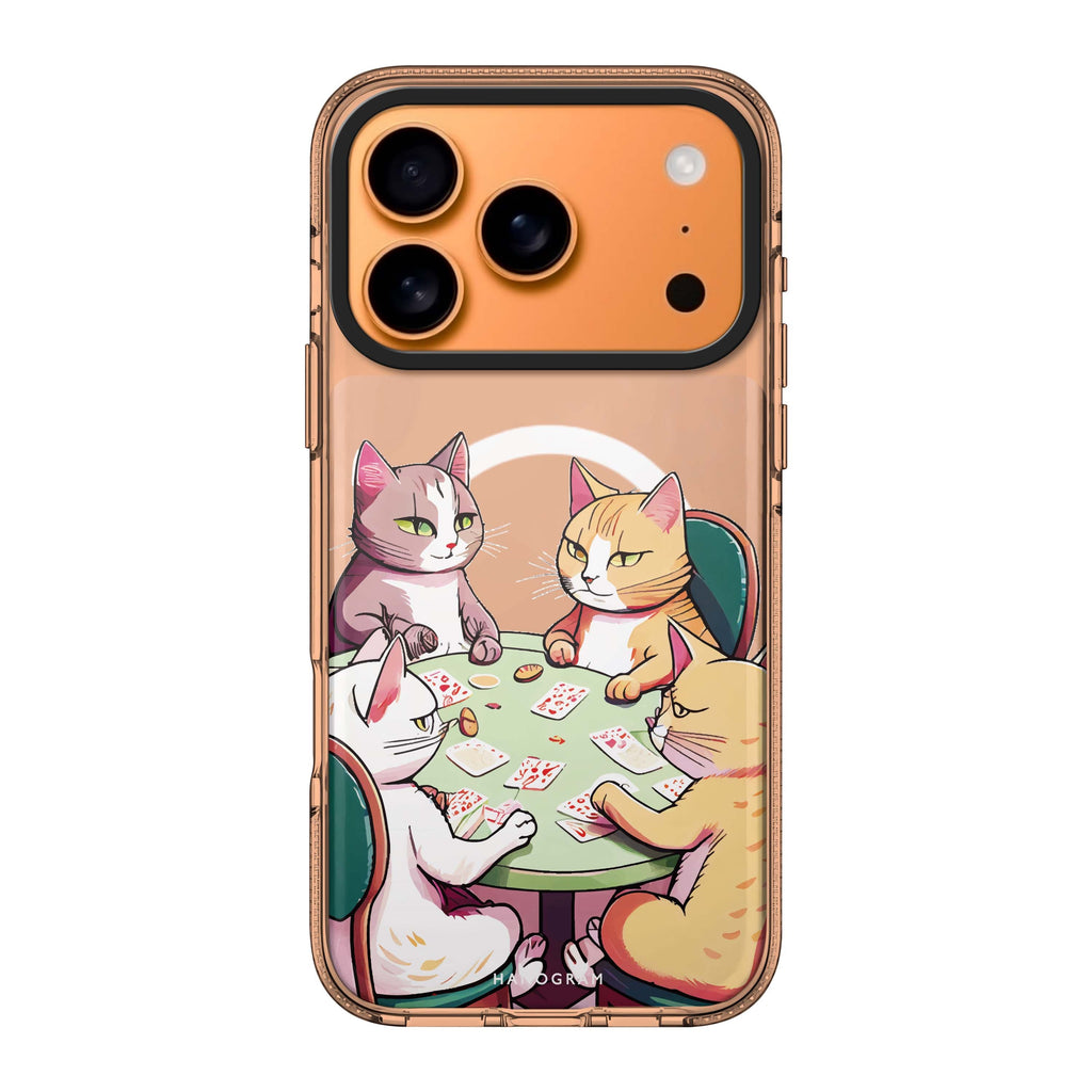 Cats & Game cat animal iPhone 17 Pro Max ultra clear case