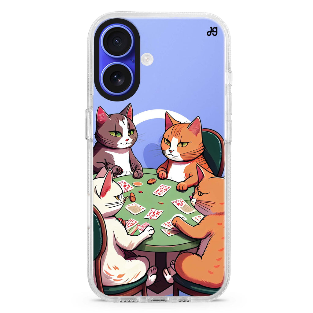 Cats & Game MagSafe Compatible iPhone 16 Ultra Clear Case - Personalized and Stylish Protection