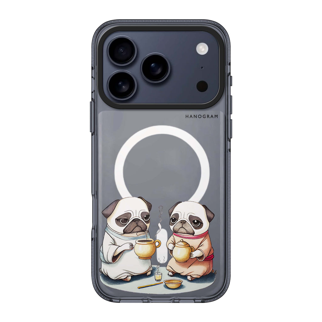 Pug Tea Time dog tea animal food iPhone 17 Pro Max ultra clear case