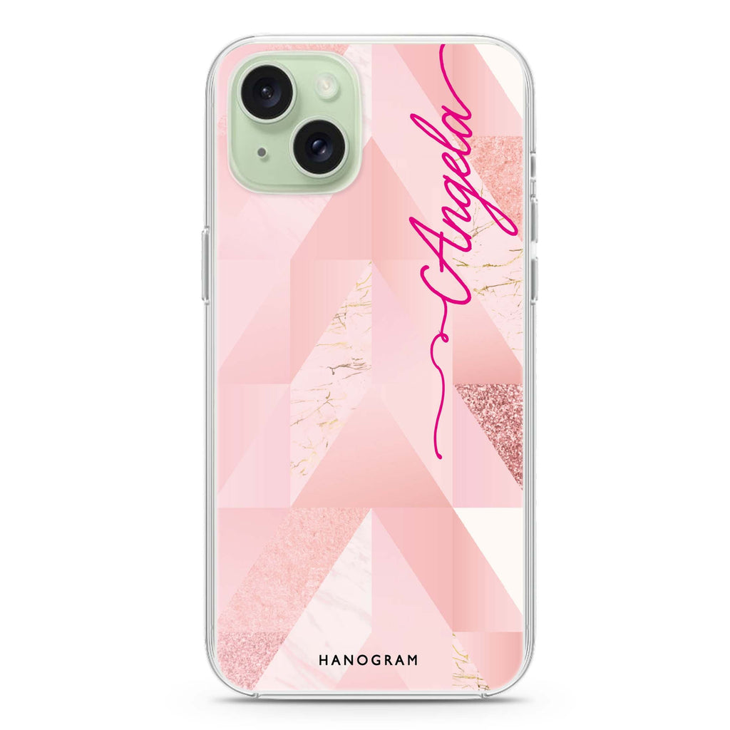 Marble Abstract IV iPhone 15 Plus MagSafe Compatible Ultra Clear Case