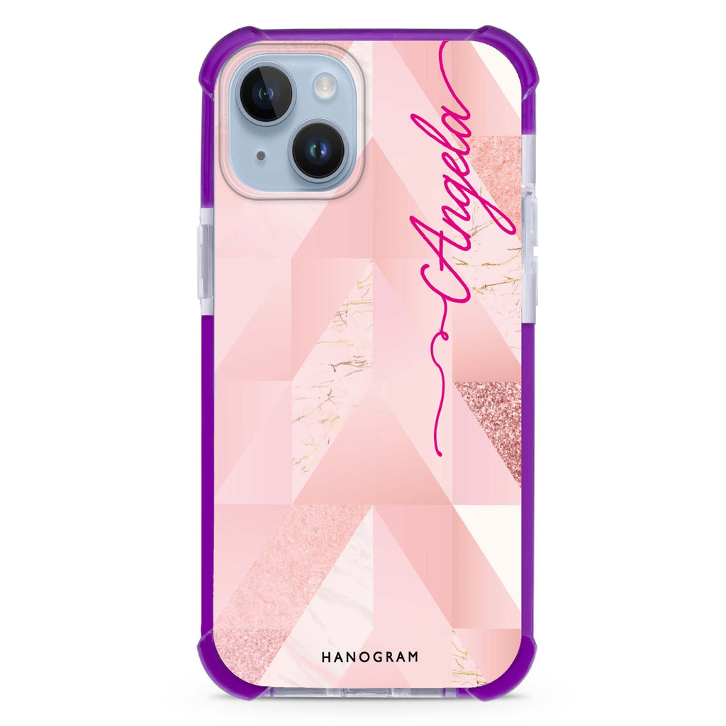Marble Abstract IV iPhone 15 Plus MagSafe Compatible Ultra Shockproof Case