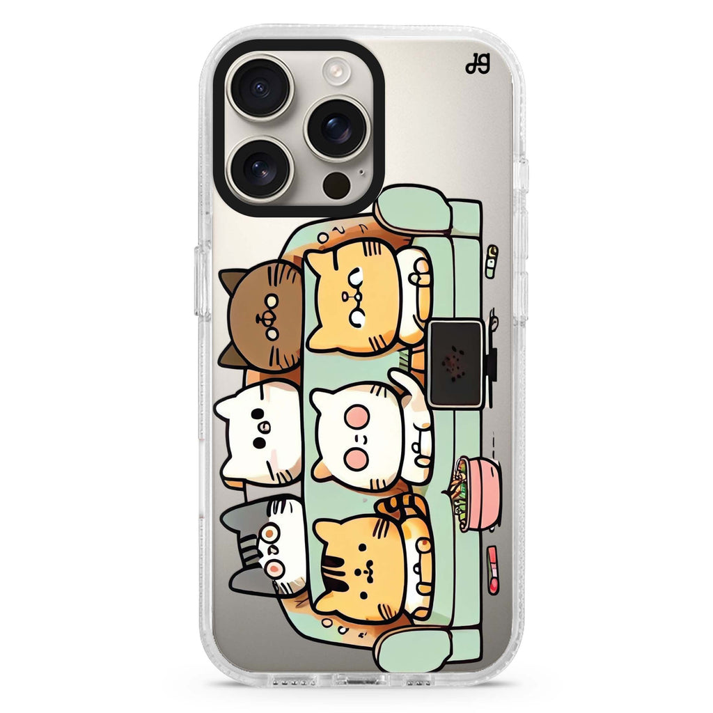 TV Cats iPhone 16 Pro & 16 Pro Max Case - Personalized and Stylish Protection