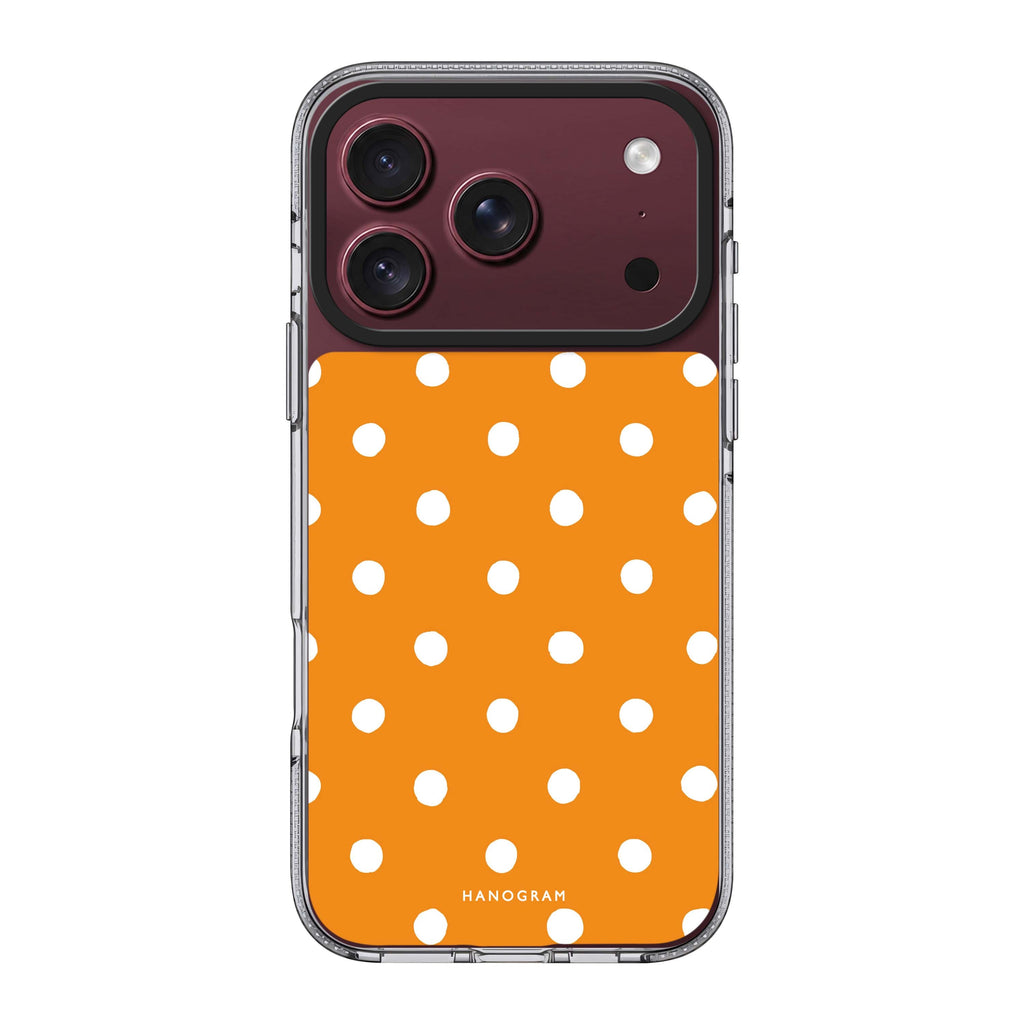 Orange Dots Ultra Clear Case