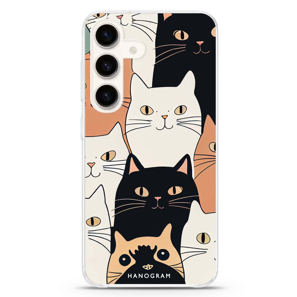 Look Cats Samsung Galaxy Ultra Clear Case
