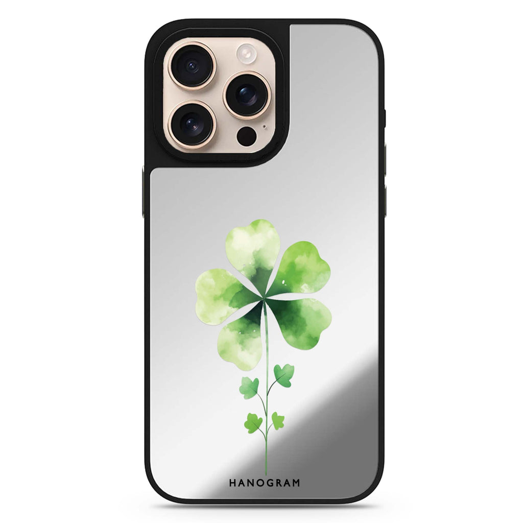 Green Bliss color-inspired design iPhone 16/15/14 Pro Max & Pro mirror case