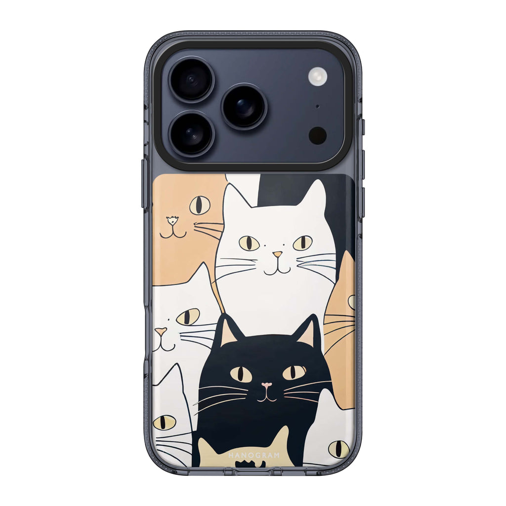 Look Cats cat animal iPhone 17 Pro Max ultra clear case