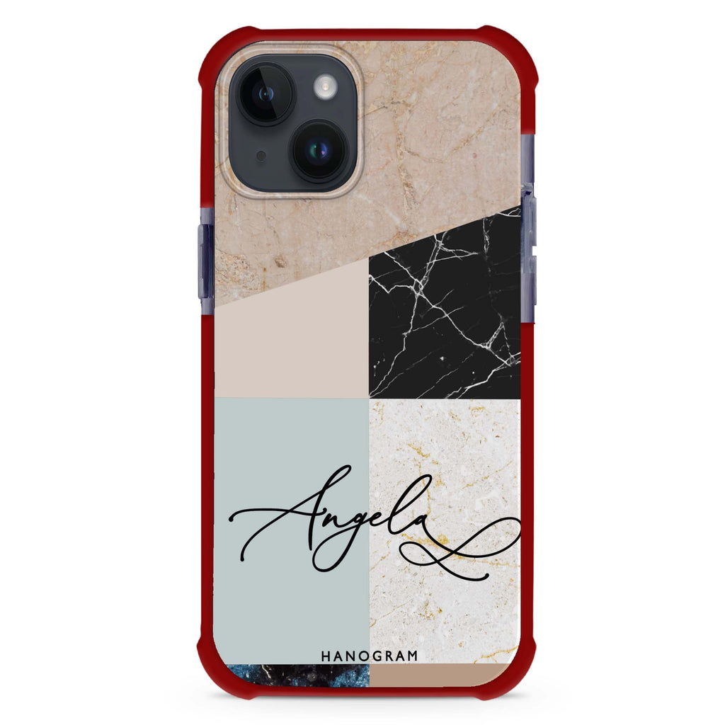 Marble Abstract V iPhone 15 Plus Ultra Shockproof Case
