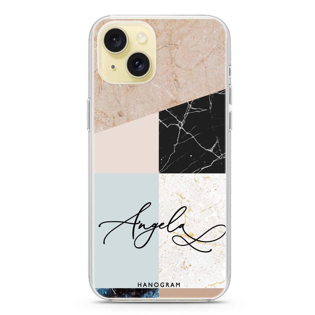 Marble Abstract V iPhone Ultra Clear Case