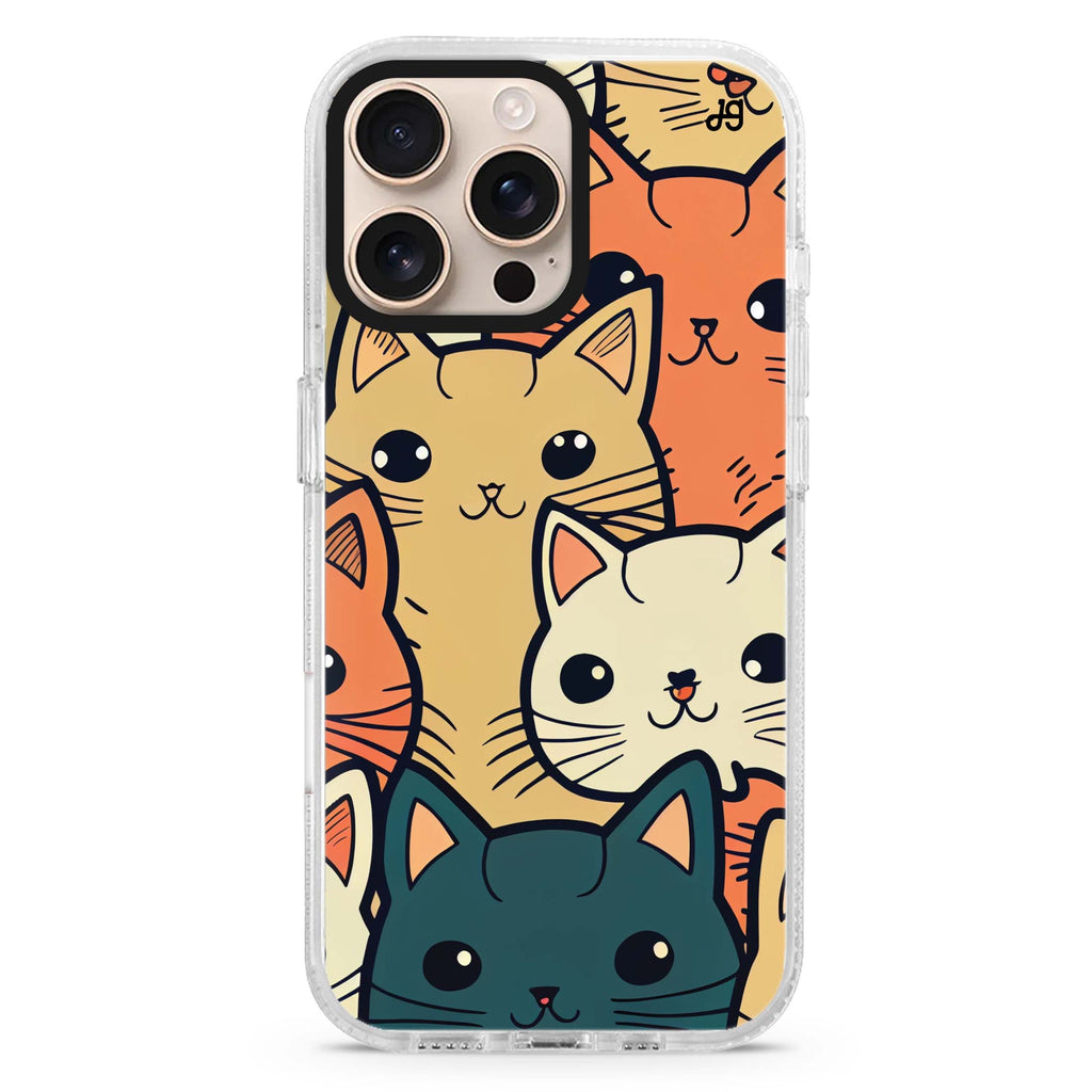 Look Cats II iPhone 16 Pro & 16 Pro Max Case - Personalized and Stylish Protection
