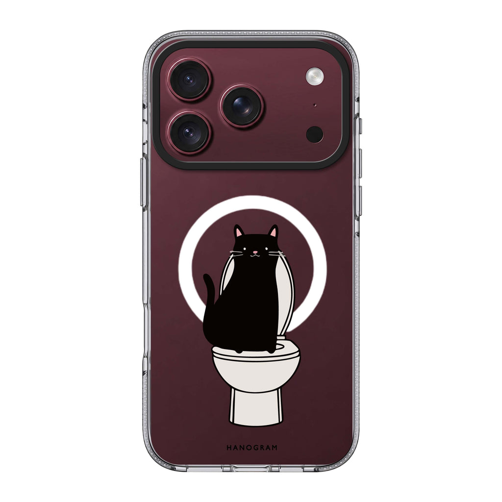 Toilet Cat Ultra Clear Case