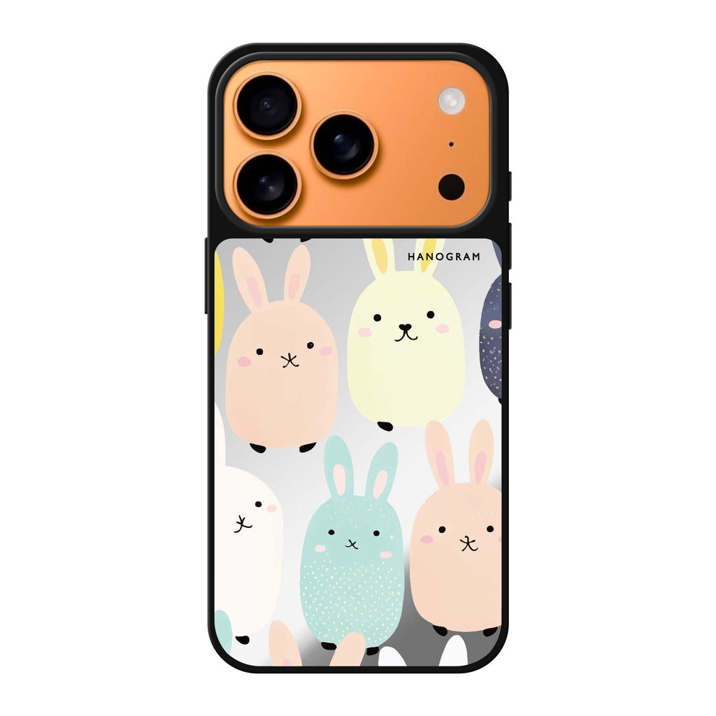 Cute Bunny bunny animal cute iPhone 17 Pro Max mirror case