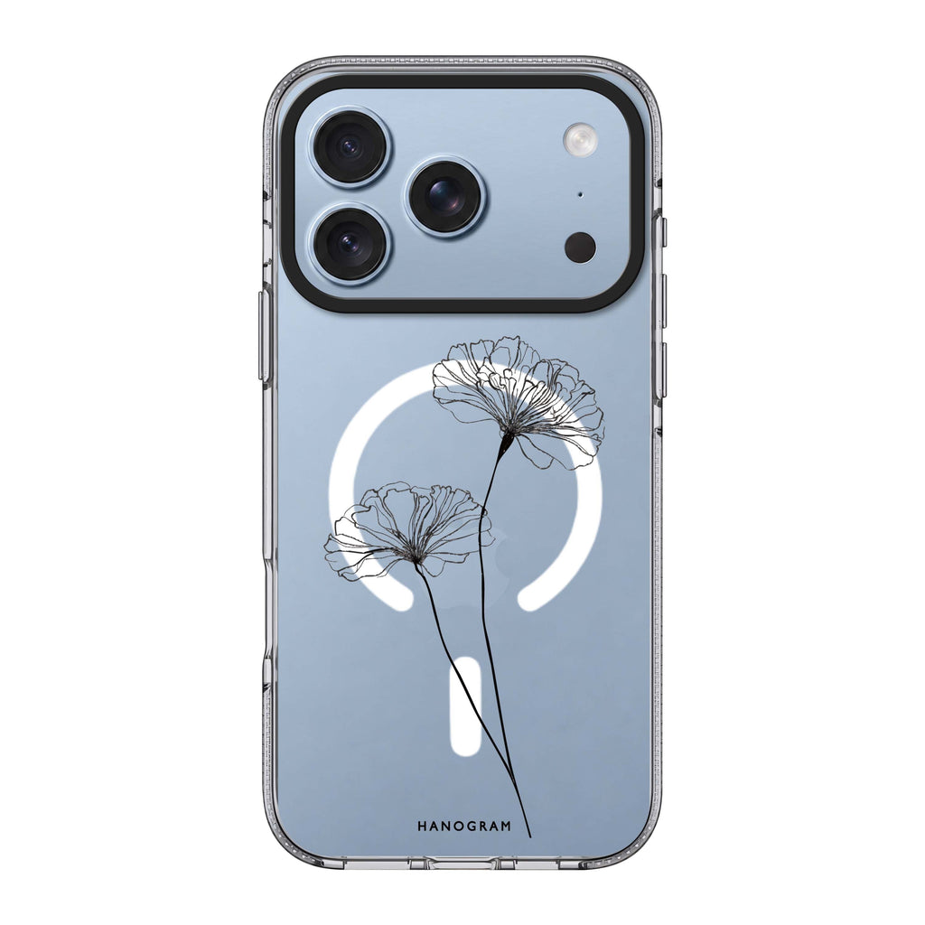 Sketch Flowers Ultra Clear Case