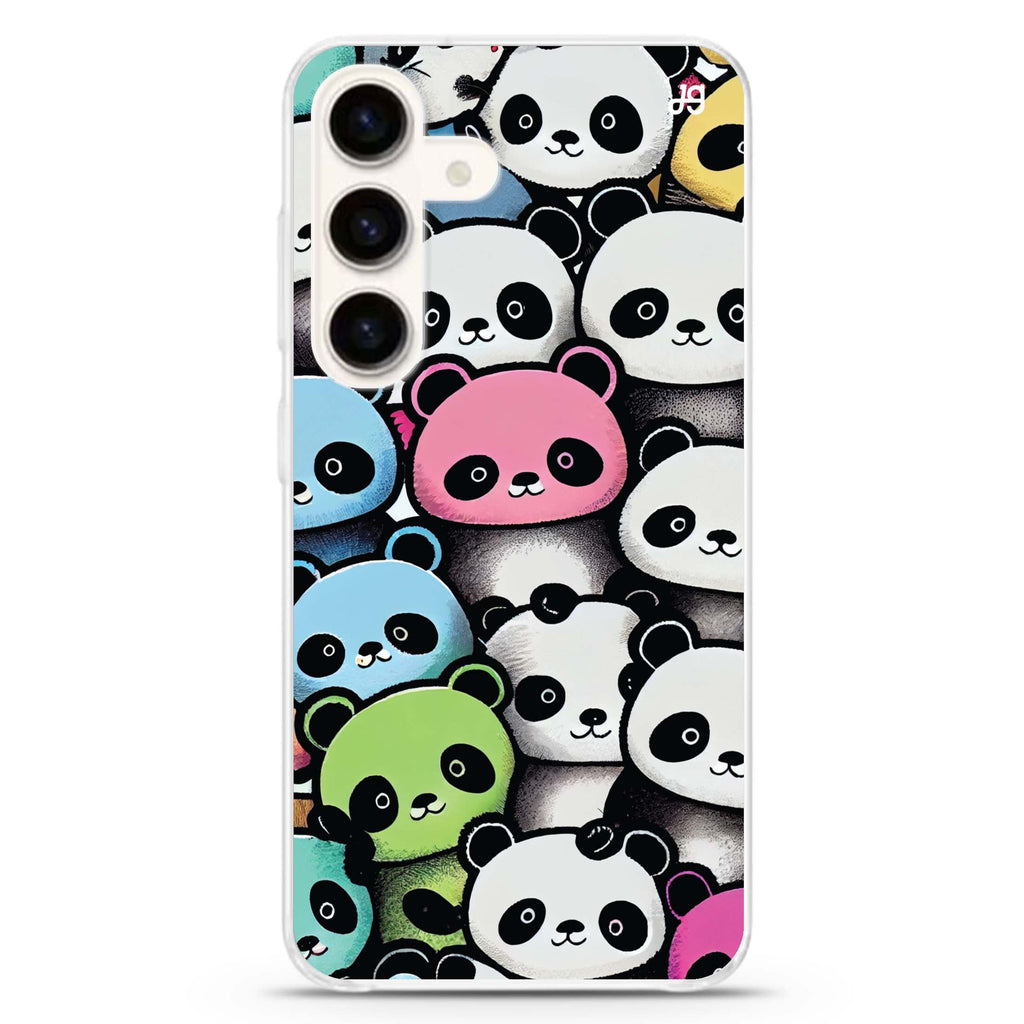 Cute Pandas Samsung Galaxy Ultra Clear Case