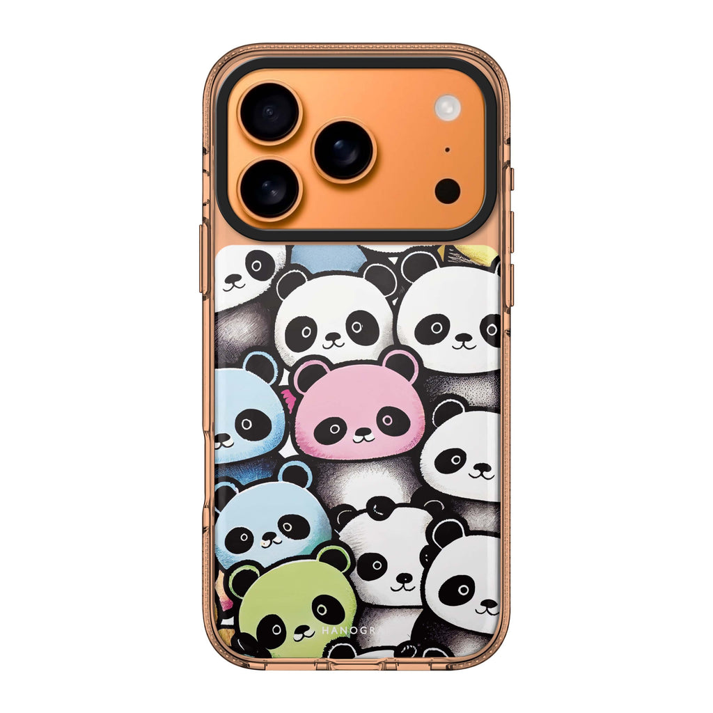 Cute Pandas panda animal cute iPhone 17 Pro Max ultra clear case
