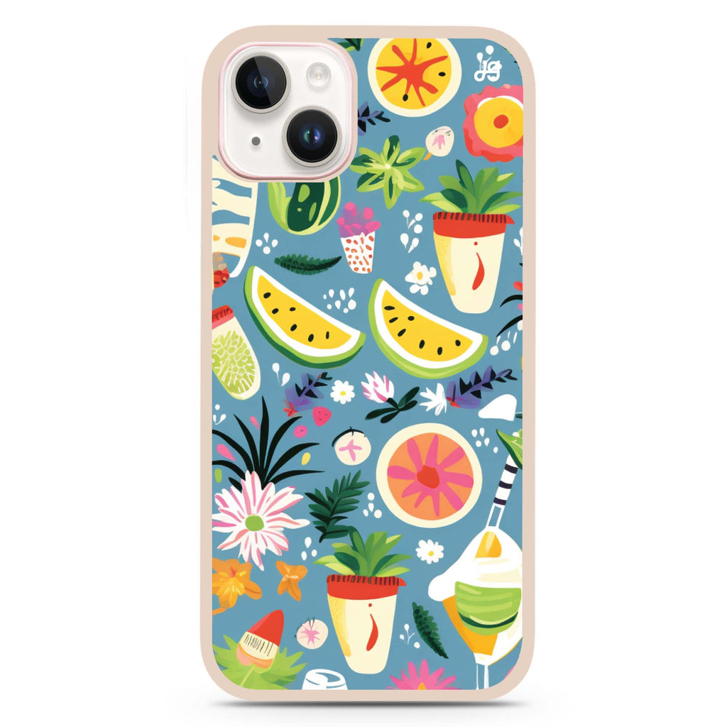 Tropical Treats iPhone 15 Impact Guard Bumper Case