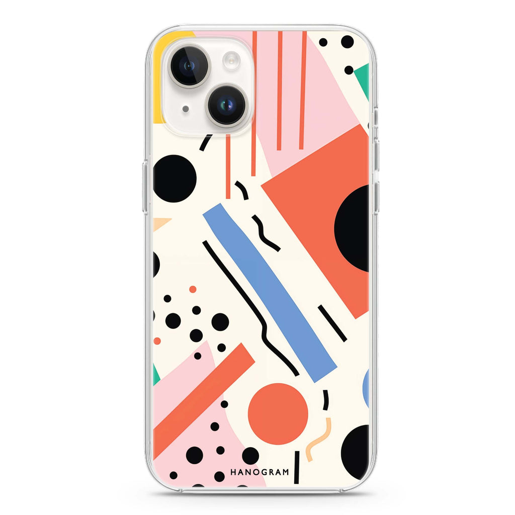 Geometric Groove iPhone 13 Mini Ultra Clear Case