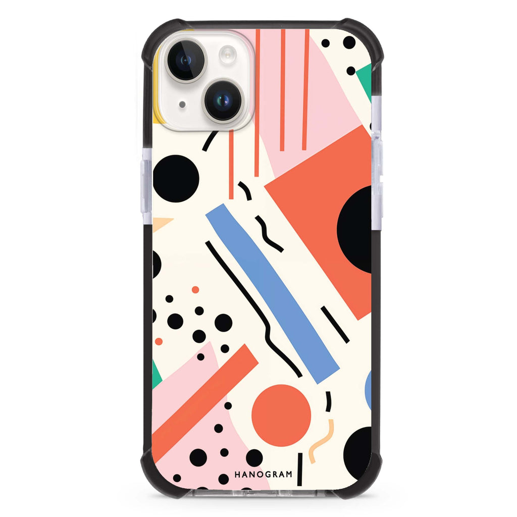 Geometric Groove iPhone 13 Mini MagSafe Compatible Ultra Shockproof Case