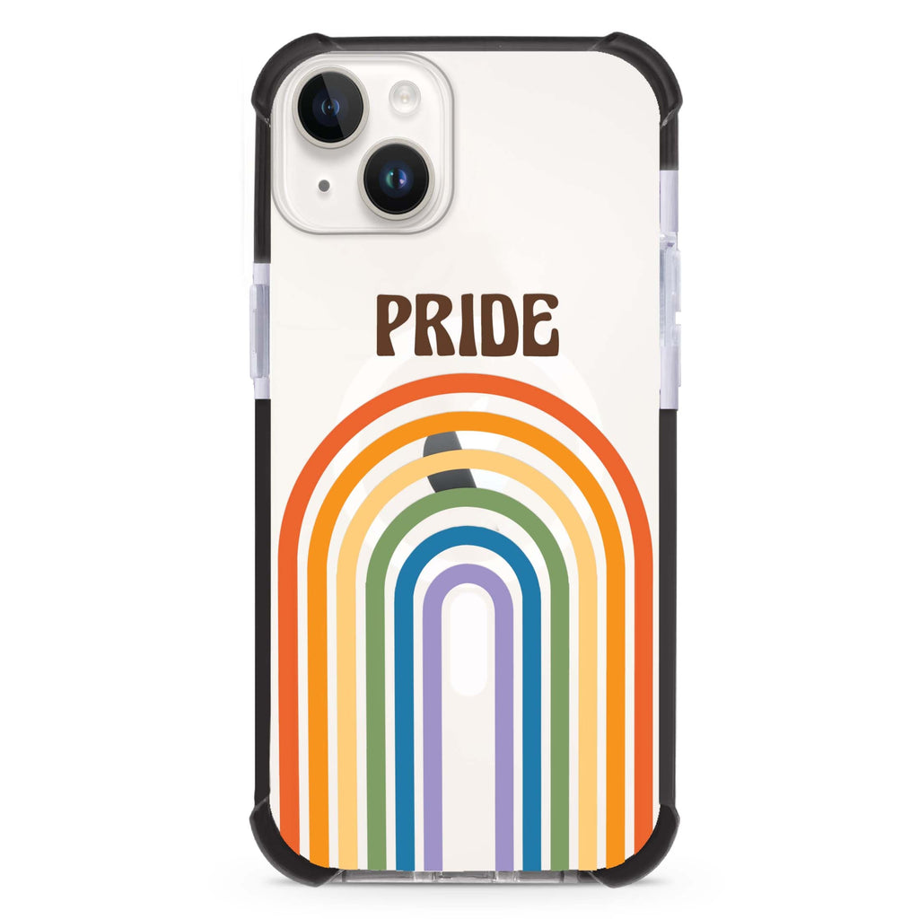 Rainbow Pride iPhone 15 Plus MagSafe Compatible Ultra Shockproof Case