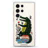 Crocodile in Still Life Samsung Galaxy S26/S25/S24/S23/S22 Ultra ultra clear case, transparent design, main view