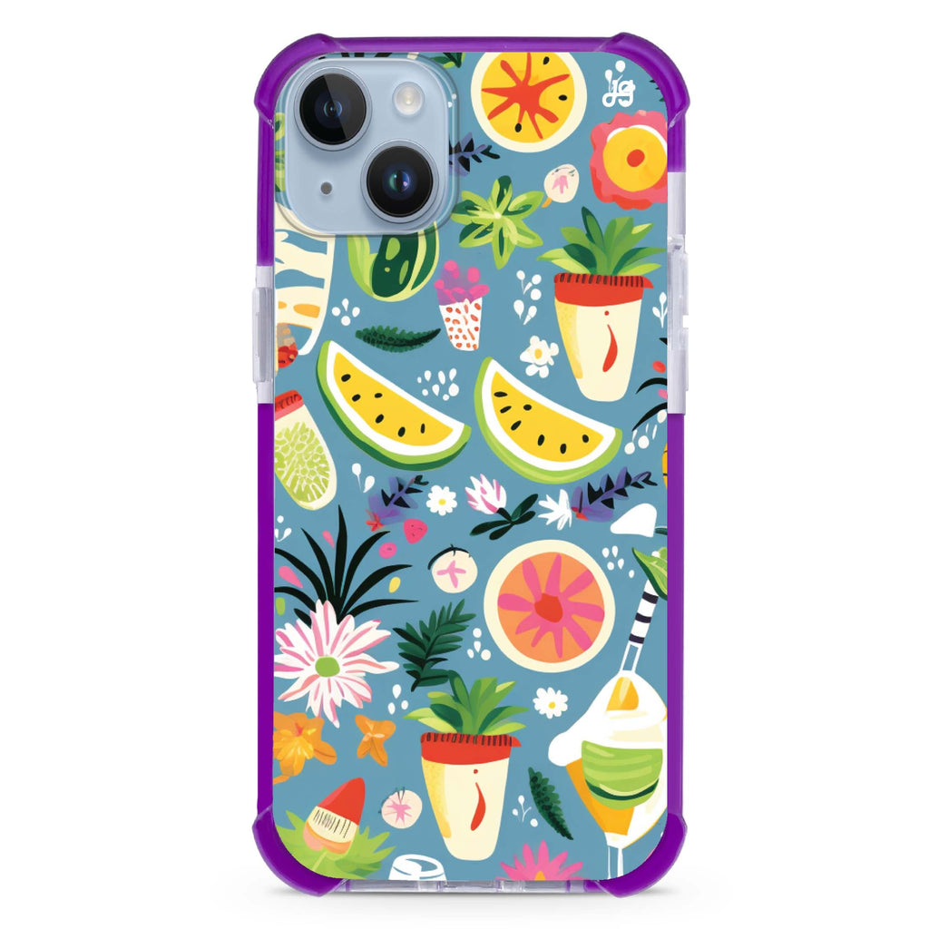 Tropical Treats iPhone 15 Plus MagSafe Compatible Ultra Shockproof Case
