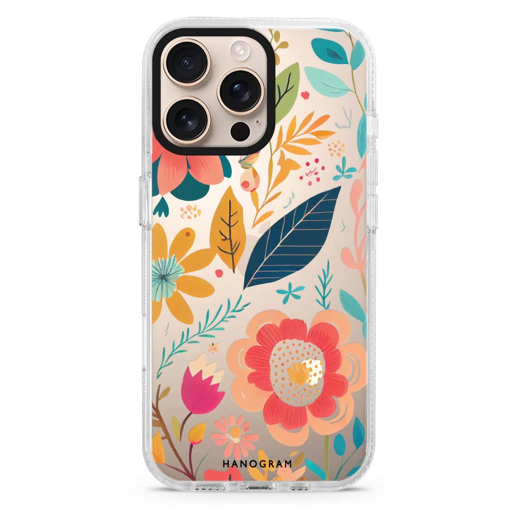 Pretty Florals iPhone 16 Pro & 16 Pro Max Case - Personalized and Stylish Protection