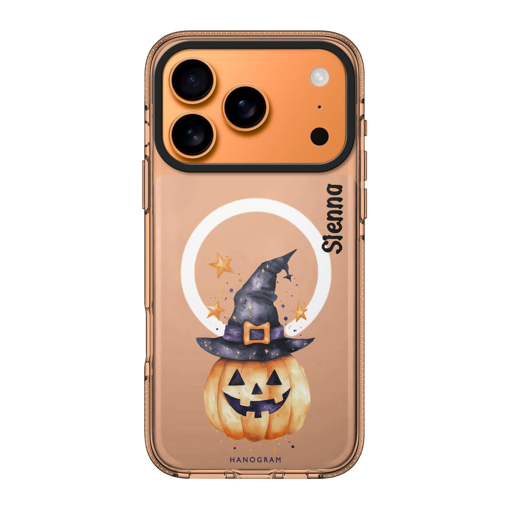 Spooky Star Bows personalized name bow star celestial Halloween iPhone 17 Pro Max ultra clear case