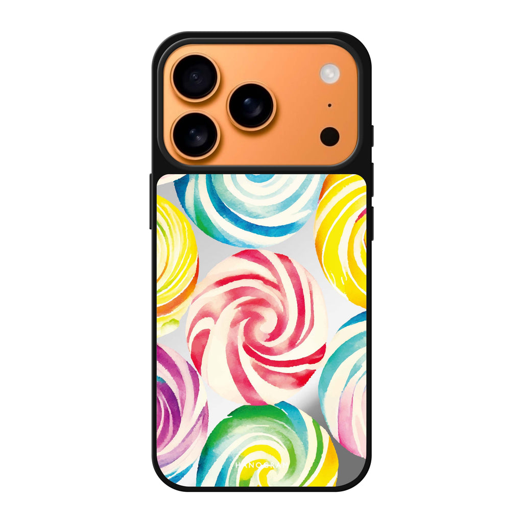 Abstract Candy abstract food iPhone 17 Pro Max mirror case