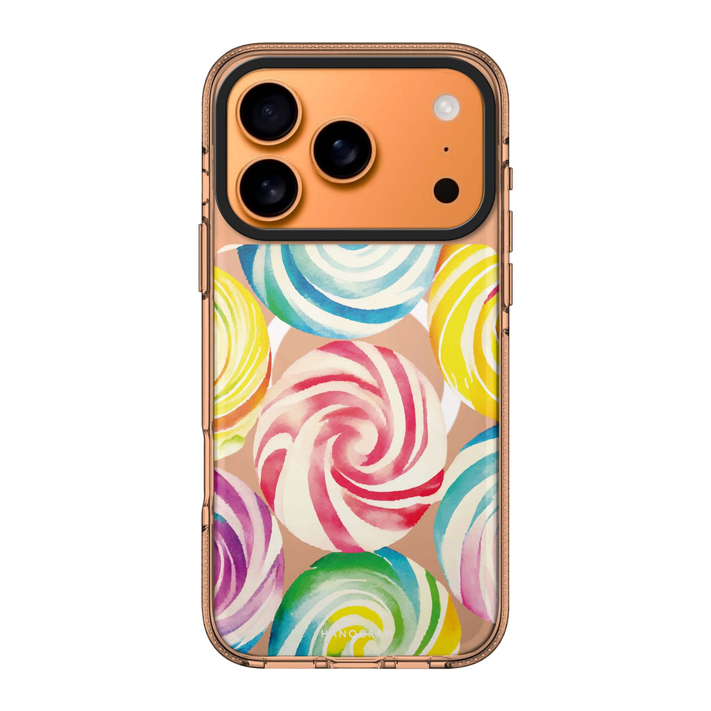 Abstract Candy abstract food iPhone 17 Pro Max ultra clear case