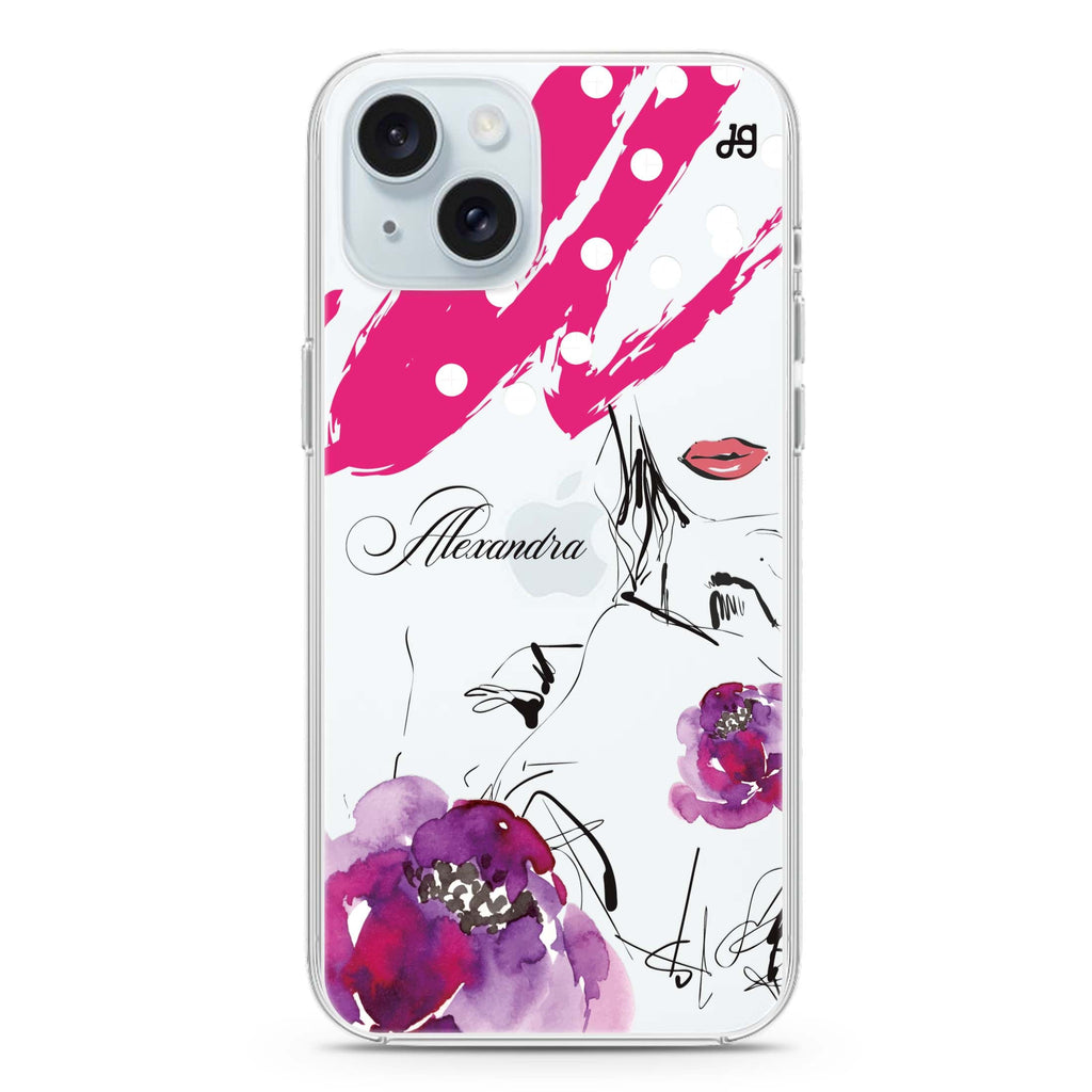 Floral Makeup iPhone Ultra Clear Case