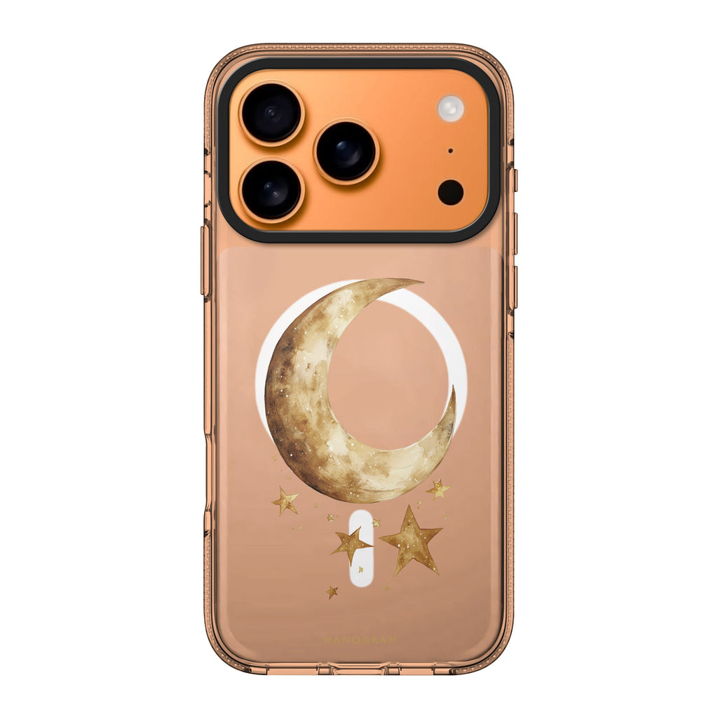 Moonlit Enchantment moon celestial Halloween spooky iPhone 17 Pro Max ultra clear case