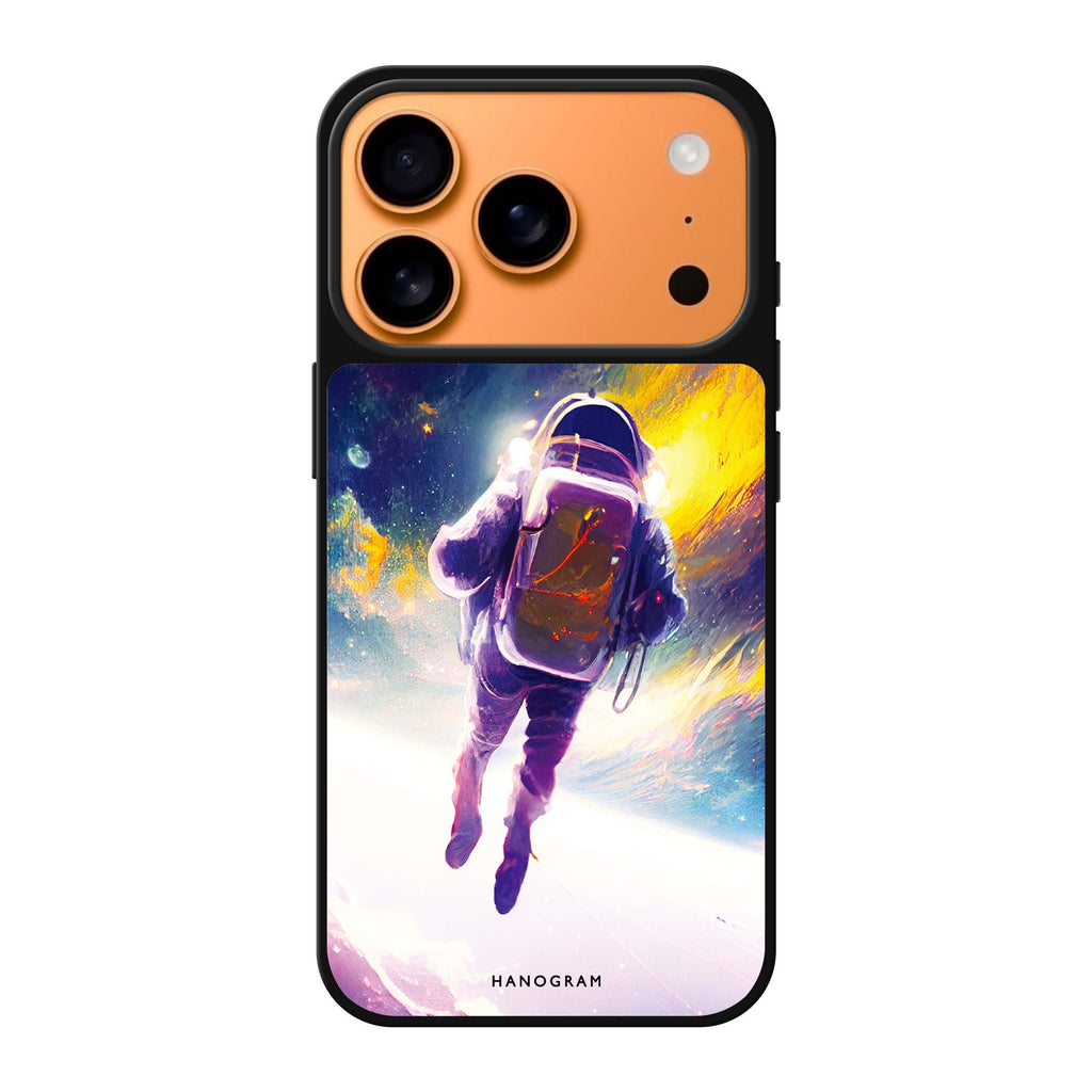 Flying Astronaut astronaut celestial iPhone 17 Pro Max mirror case