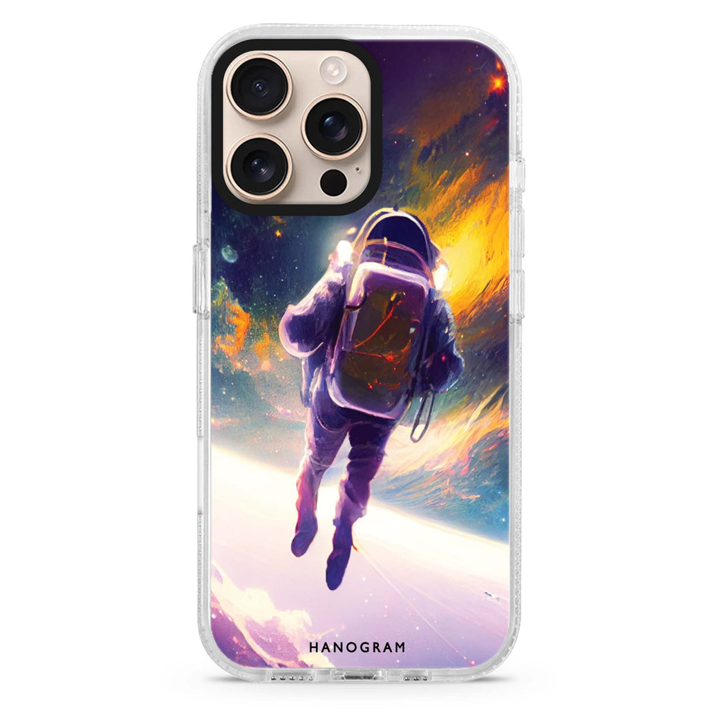 Flying Astronaut iPhone 16 Pro & 16 Pro Max Case - Personalized and Stylish Protection