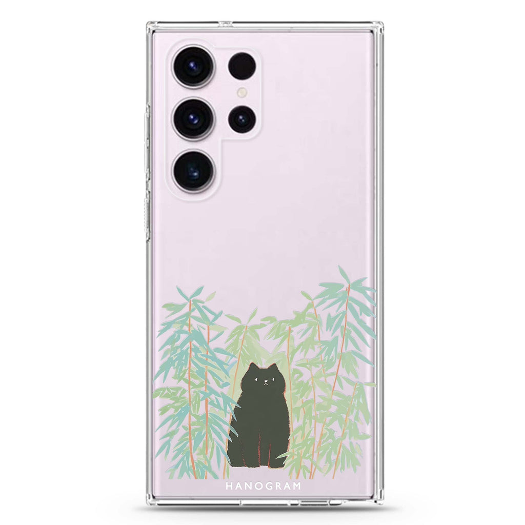 Bamboo Whiskers Samsung Galaxy S26/S25/S24/S23/S22 Ultra ultra clear case, transparent design, main view