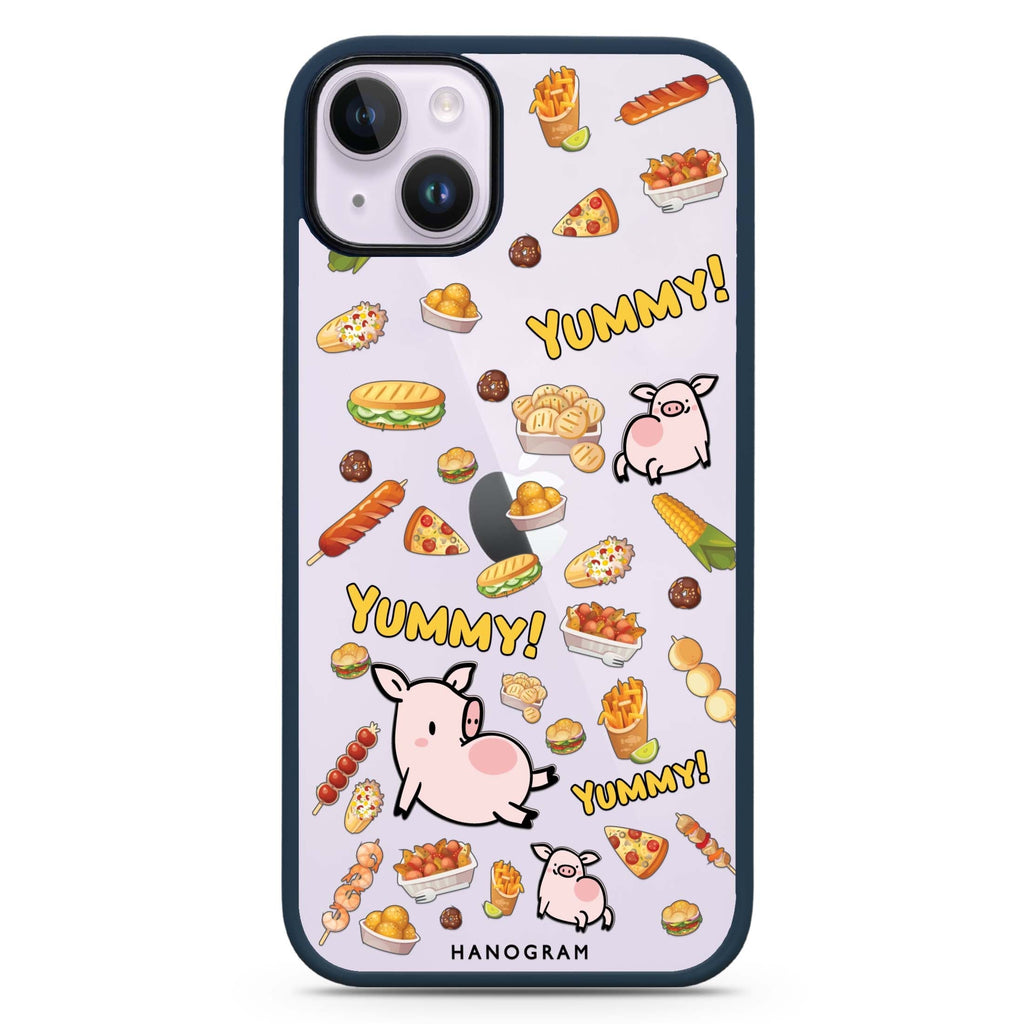 Yummy Piggy iPhone 15 Impact Guard Bumper Case