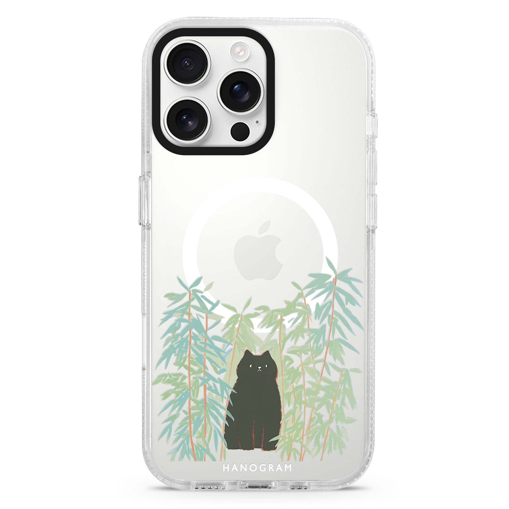 Bamboo Whiskers MagSafe Compatible Ultra Clear Case
