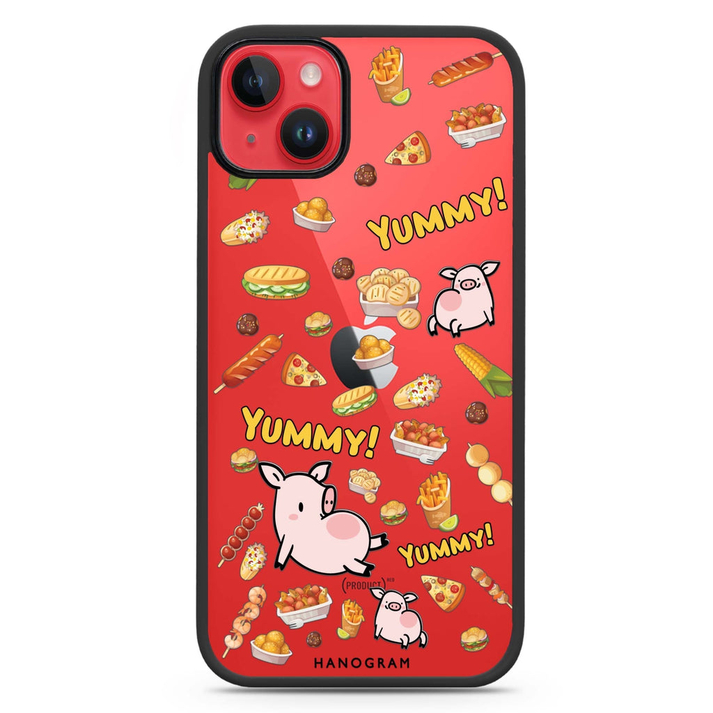 Yummy Piggy iPhone 15 Plus Impact Guard Bumper Case
