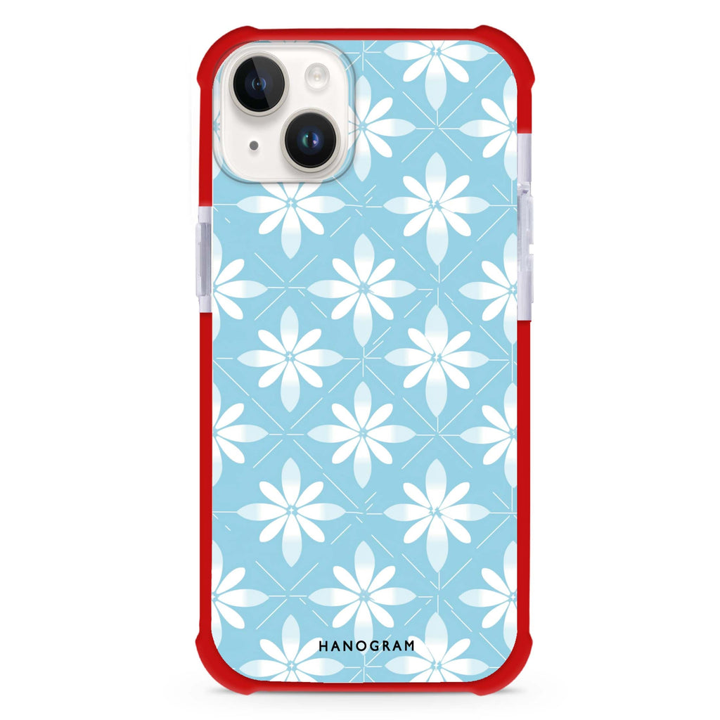 Floral Fusion iPhone 15 Plus MagSafe Compatible Ultra Shockproof Case