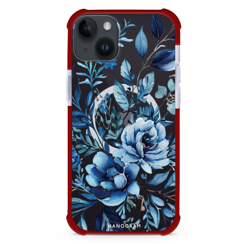 Floral iPhone 15 Plus MagSafe Compatible Ultra Shockproof Case