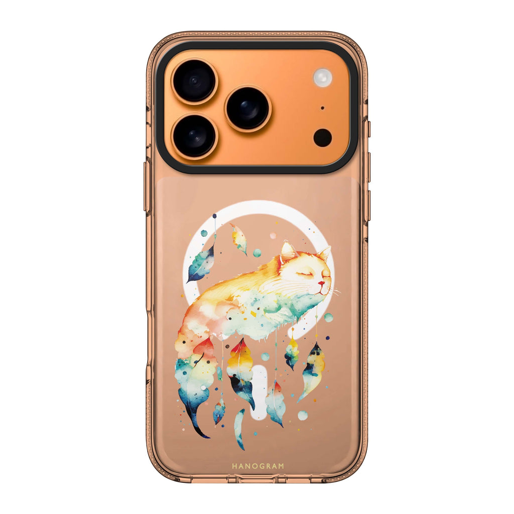 A Dream Cat cat animal whimsical iPhone 17 Pro Max ultra clear case