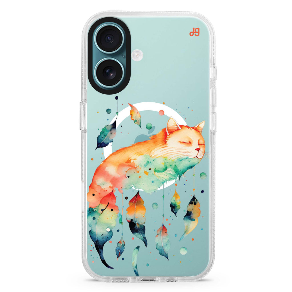 A Dream Cat MagSafe Compatible iPhone 16 Ultra Clear Case - Personalized and Stylish Protection