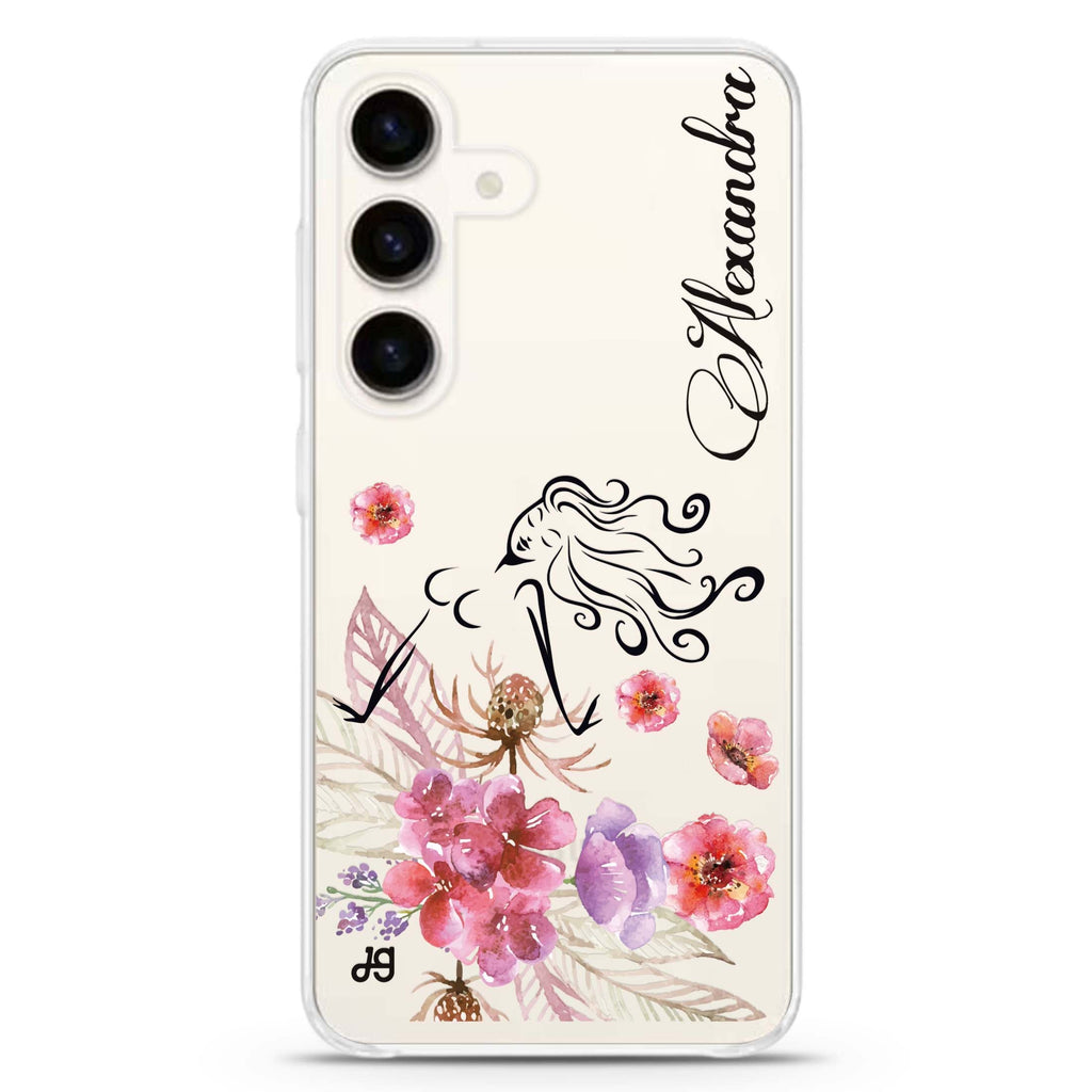 Floral Fairy I Galaxy A54 Ultra Clear Case